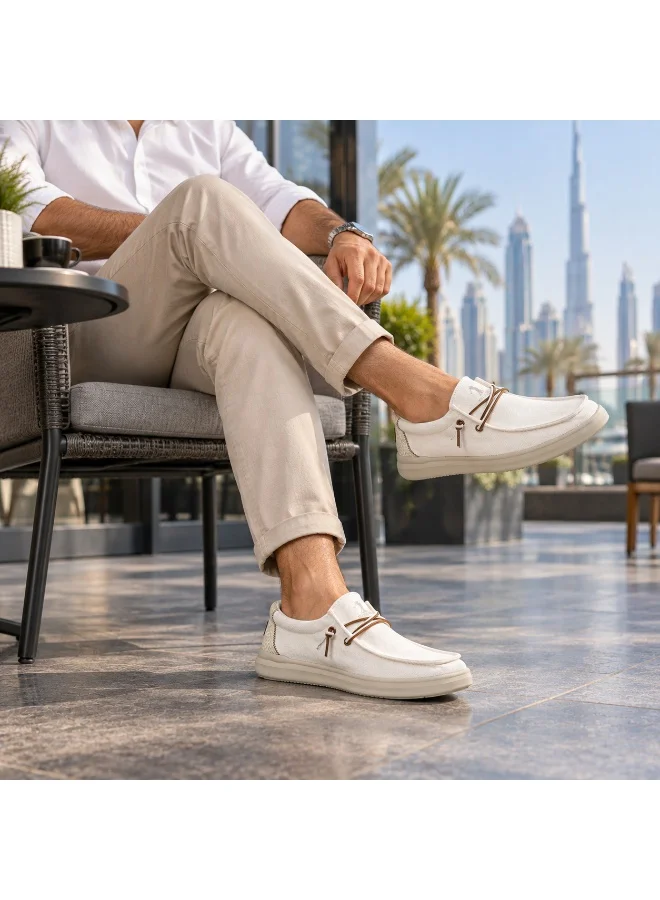 U.S. Golf Club WHITE Mens White Loafers for Men | Best Price UAE