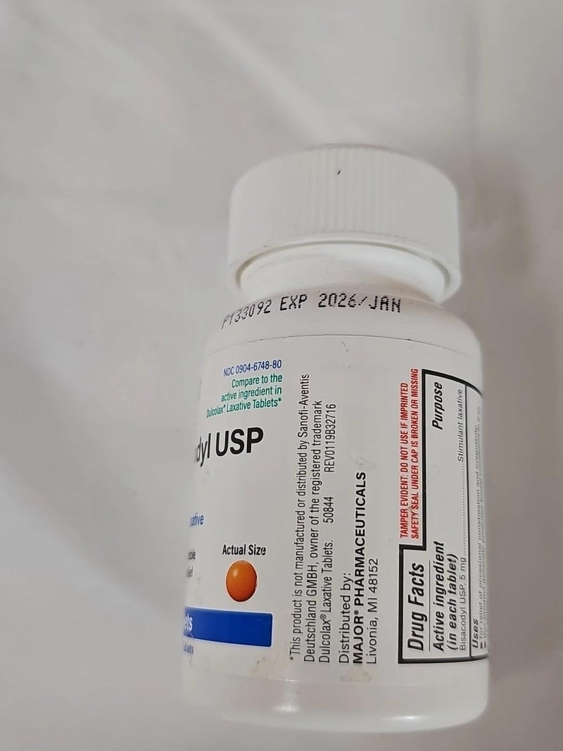 MAJOR ملين بيزاكوديل المنبه 1000 قرص مغلف معوي كل عبوة تحتوي على 3 - Image 2