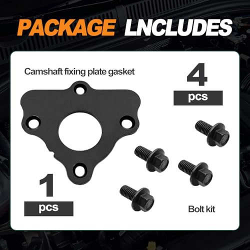 SYudwen Camshaft Retainer Plate Gasket Bolt Kit Replace OE number 12589016 11561455 Compatible with LS1 LS2 LS3 Gen III IV V Engines for 53L 68L 62L 60L Cam Bolts - Image 3
