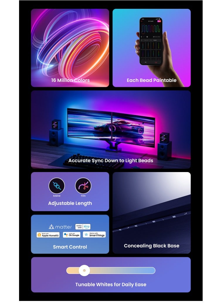 يلايت كابل تمديد لشريط إضاءة ليد من ايلايت - Image 4