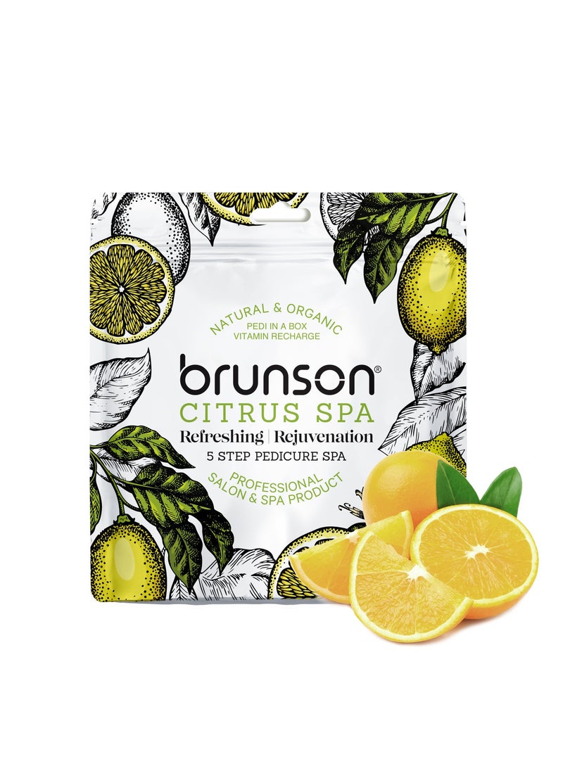 brunson Brunson Pedicure Spa Kit 5-in-1 Natural & Organic Spa Kit – DIY Relaxation, Hydration, and Luxury Foot Care with Scrub, Soak, and Spa Essentials for Smooth Foot Professional Use (Lavender, Lavender)  - Image 3