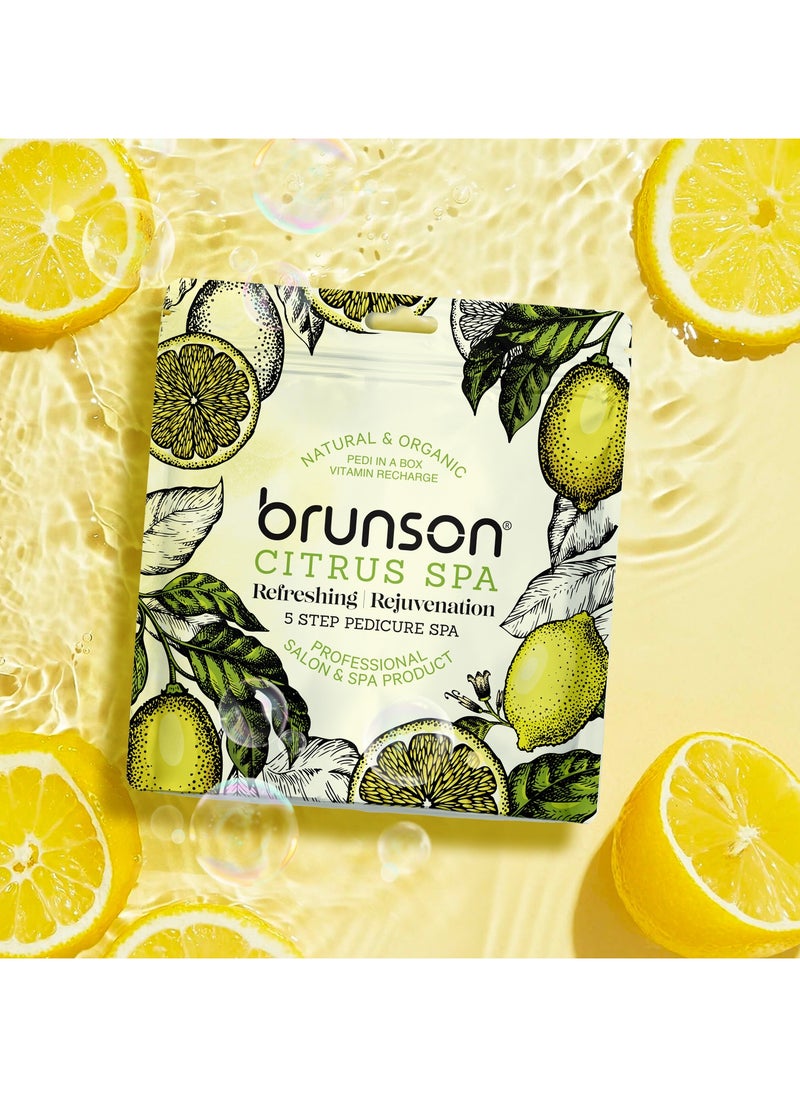 brunson Brunson Pedicure Spa Kit 5-in-1 Natural & Organic Spa Kit – DIY Relaxation, Hydration, and Luxury Foot Care with Scrub, Soak, and Spa Essentials for Smooth Foot Professional Use (Lavender, Lavender)  - Image 4