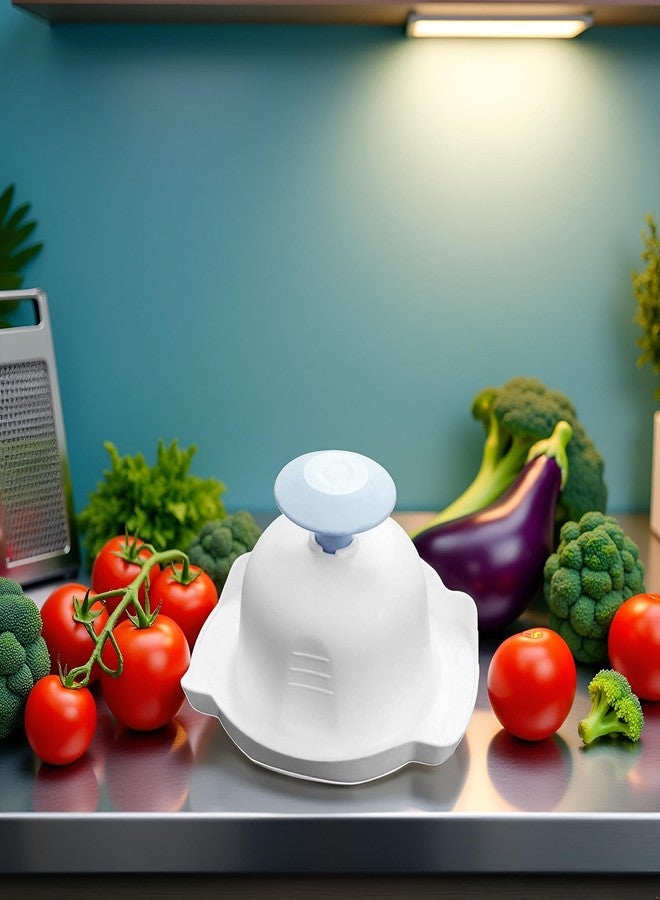 PurYupearl قطعة واحدة من حامل أمان الطعام الأزرق لقطاعة الماندولين أو المبشرة، واقي أصابع لقطاعة الطعام لقطاعة الماندولين والمبشرة، واقيات أصابع مضادة للجروح لتقطيع الخضار، الماندولين والقطاعات - Image 5