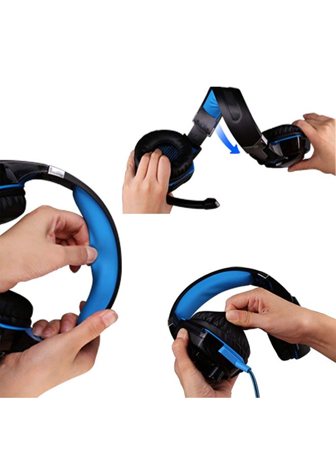 كوشن إيتش سماعة رأس سلكية للألعاب ستيريو فوق الأذن مزودة بميكروفون لأجهزة PS4/PS5/XOne/XSeries/NSwitch/PC - Image 5
