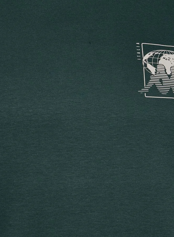 Kappa Kappa Men Slogan Print T shirt
