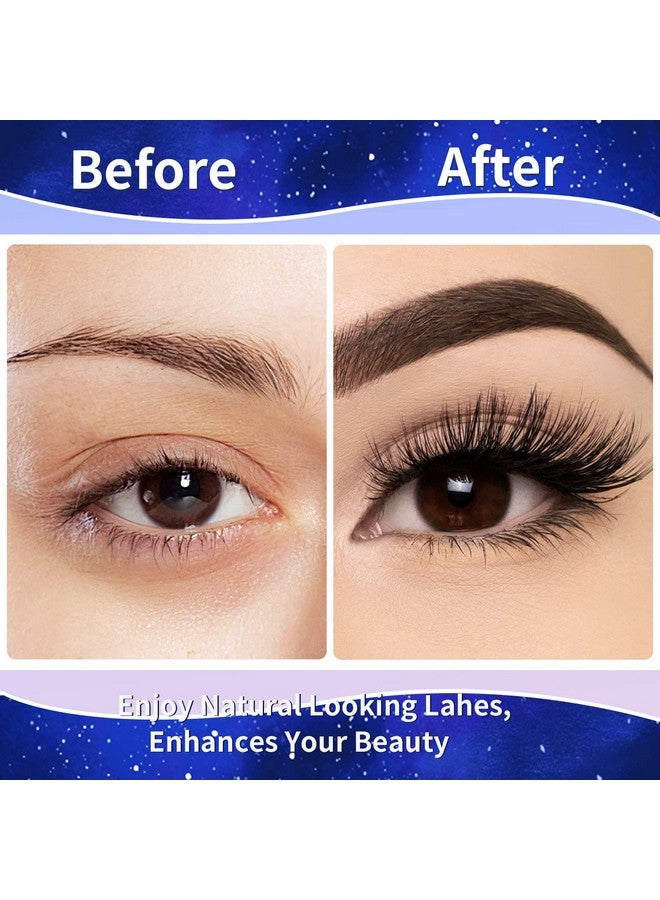KATGE Magnetic Eyelashes And Eyeliner Kit Premium Magnetic Lashes 3D Natural Look With Eyeliner And Tweezers Lightweight & Sweatproof False Eyelashes No Glue Needed Easy To Wear And Reusable (7 Pair) - Image 3