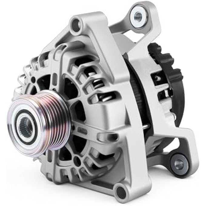 HXYBBGS 440637 FG12S031 Alternator Compatible with Chevrolet Cruze 2011 Trax 2015-2021 Buick Encore 2013-2021 1.4L 12V 130A/120A 6-Groove Clutch Pulley - Image 1