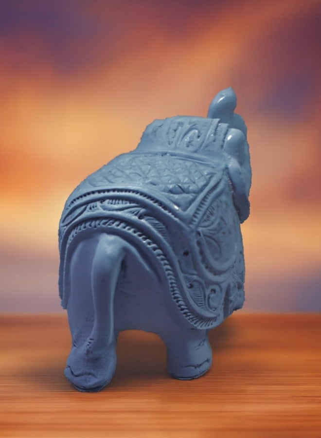INARA Creation Elephant Statue for Good Luck, Vastu & Home Decor Gift Items for Decoration (White) - Image 3