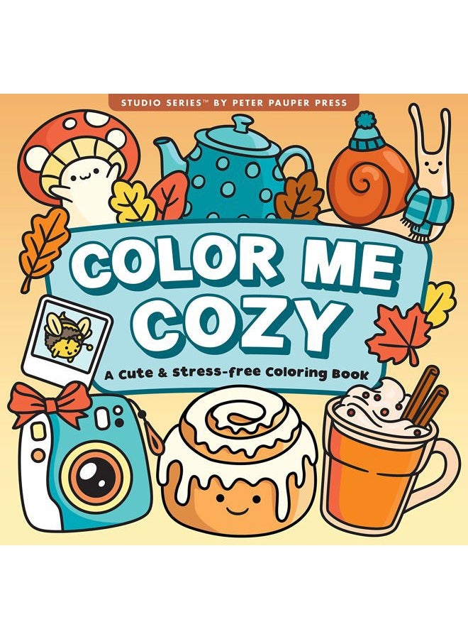 Peter Pauper Press Color Me Cozy Adult Coloring Book (31 One-Sided Designs on Thick Paper) - Image 1