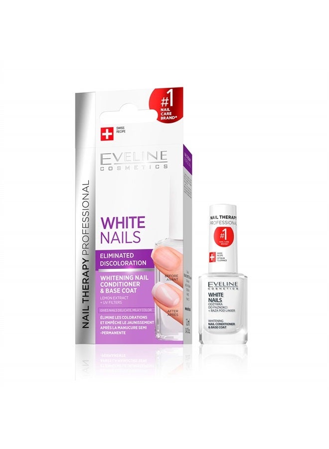 EVELINE COSMETICS مبيض أظافر 3 في 1 لتبييض فوري