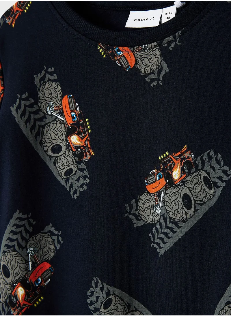 NAME IT Infant Graphic Print Sweatshirt