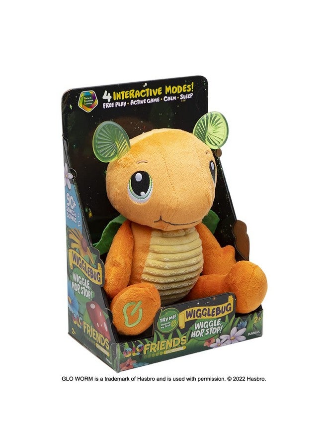 PLAYSKOOL Glo Friends - Wigglebug Wiggle, Hop, Stop! - Interactive Soft Plush With 4 Modes - Games, Stories, Free Play, And Bedtime - Sel Toy - Ages 2+ - Image 2
