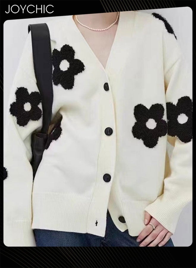 Joychic كارديجان دافئ للنساء لفصل الخريف والشتاء - Image 2