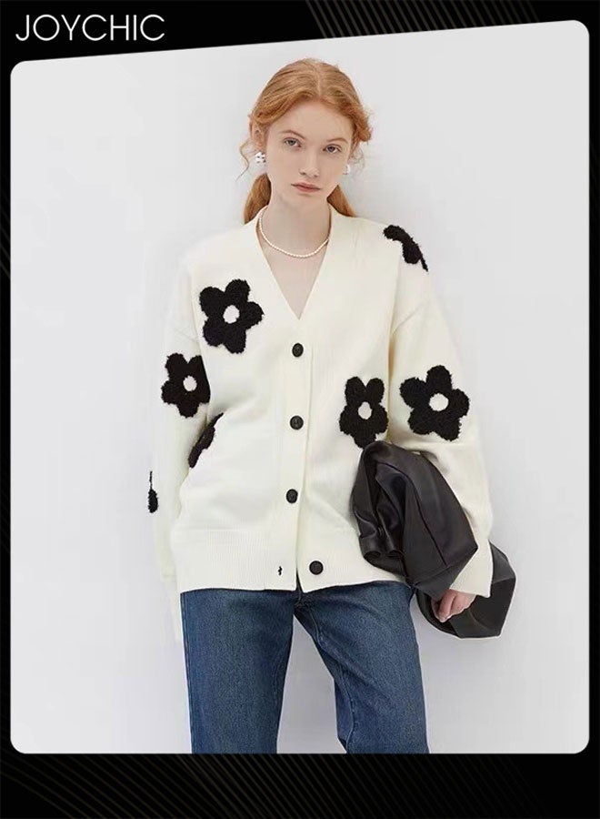 Joychic كارديجان دافئ للنساء لفصل الخريف والشتاء - Image 1