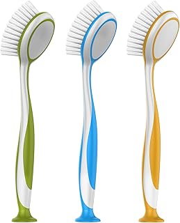 Mr Siga MR.SIGA Round Dish Brush, Size: Dia 5.5 x 25cm - Pack of 3  - Image 1