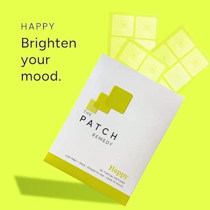 The Patch Remedy Happy Patch | 5-HTP, L-Theanine, Rhodiola, Inositol, B6, Vitamin D3 | 30 Patches - Image 3