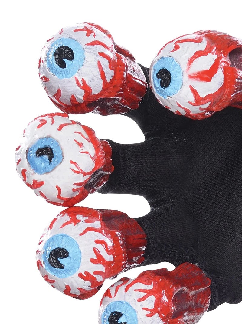 Rubies Beetlejuice: Beetlejuice Gloves with Eyes for Adults by Rubies Men's No Size - Image 2
