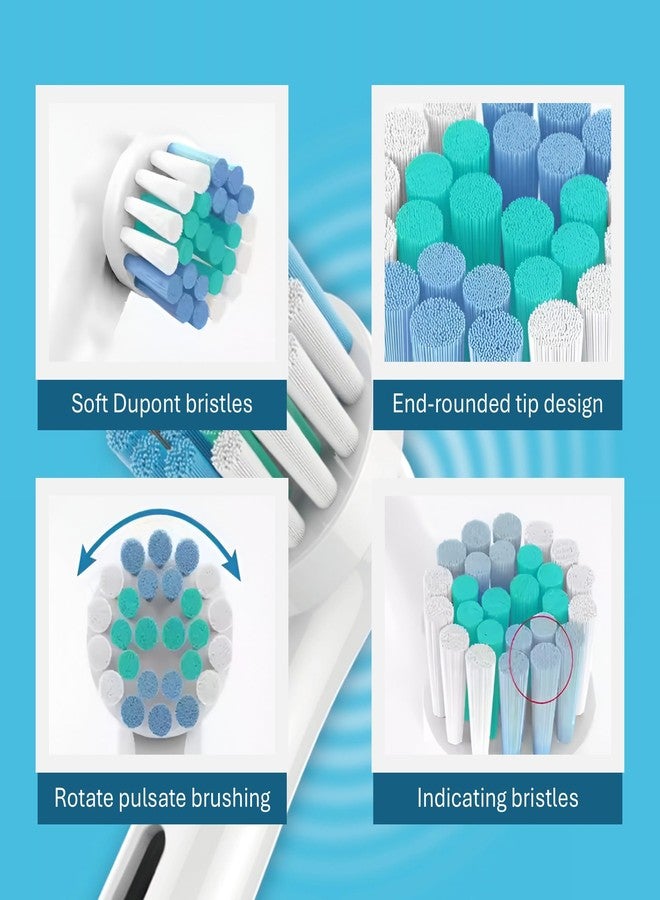 KLEVOR Replacement Toothbrush Heads for Oral‑B – 8 Count – Individually Wrapped & Protective Travel Cap – Compatible with Oral‑B Pro, 1000, 3000, 5000, 7000 and More (Not iO Series) - Image 3