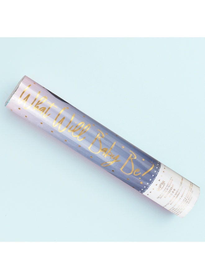 Ginger Ray Blue Gender Reveal Smoke Cannon With Confetti - Image 4