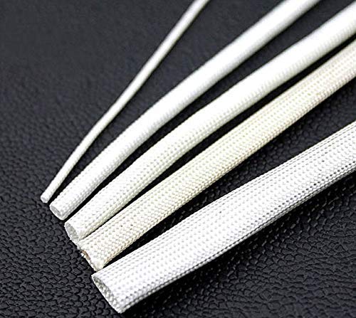 Immech - 3mm Fiberglass Insulation Sleeves, silicone coated, Wire sleeve, sleeve for good wire protection 5 Meter - Image 4