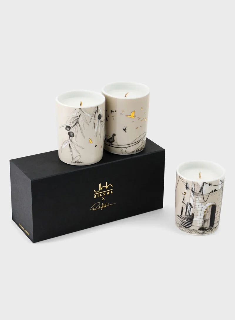 Silsal Naseem Mini Trio Candle
