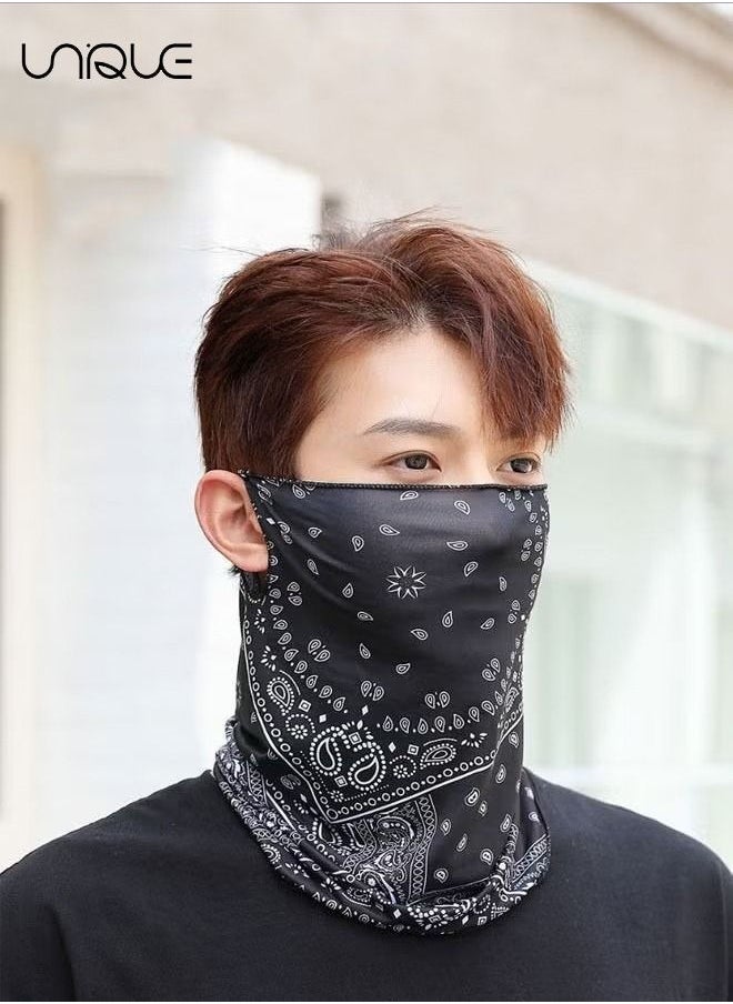 Unique 1-Pieces Sun UV Protection Face Mask Breathable Outdoor Cycling Neck Scarf-Outdoor Shading-Men and Women  - Image 5