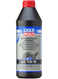 LIQUI MOLY Liqui Moly Fully Synthetic Gear Oil (GL 5) SAE 75W-90 1L - Black 