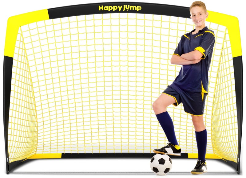 Happy Jump Soccer Goal Pop Up Foldable Soccer Net for Backyard 5'x3.6', 1 Pack - Image 1