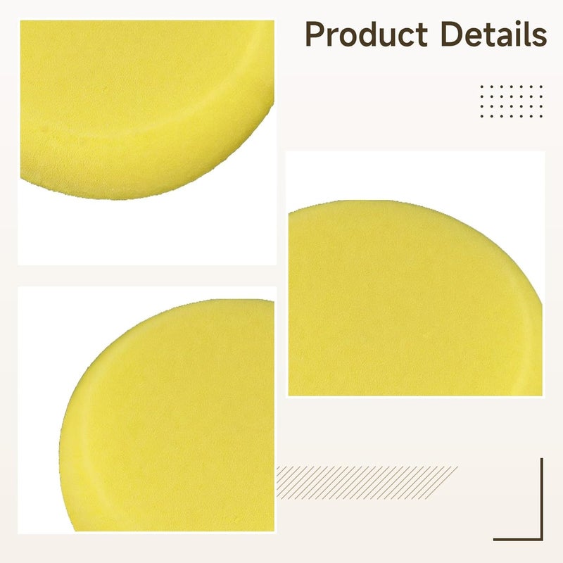 Set of 60 Round Sponge Brushes for Painting, Great for Acrylic, Watercolor, and Oil Paint, Absorbent and - Image 2