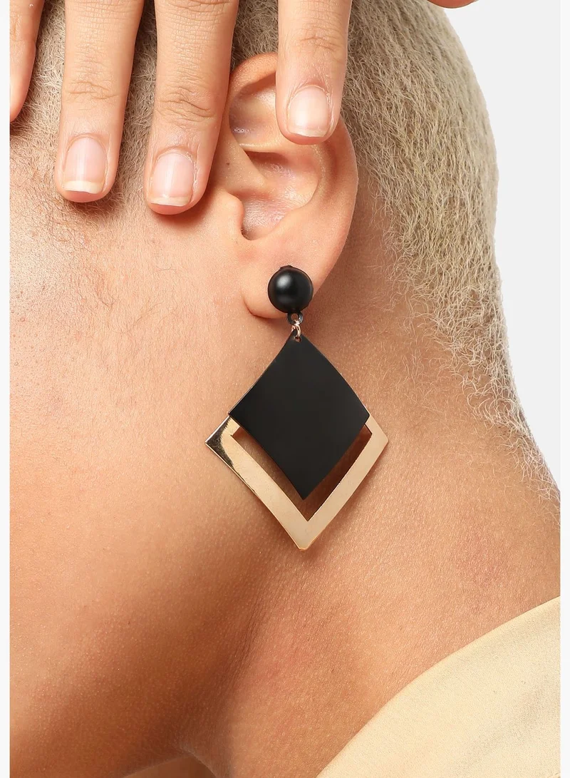 SOHI Gold Plated Party Designer Drop Earring For Women