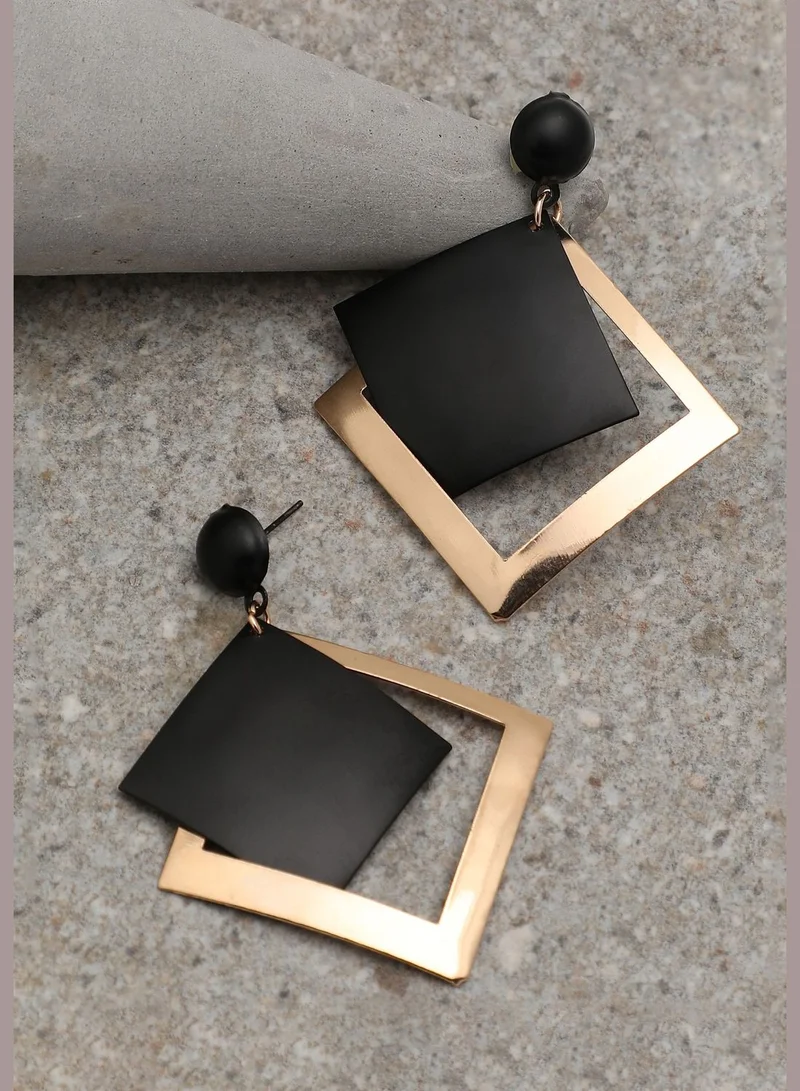 SOHI Gold Plated Party Designer Drop Earring For Women