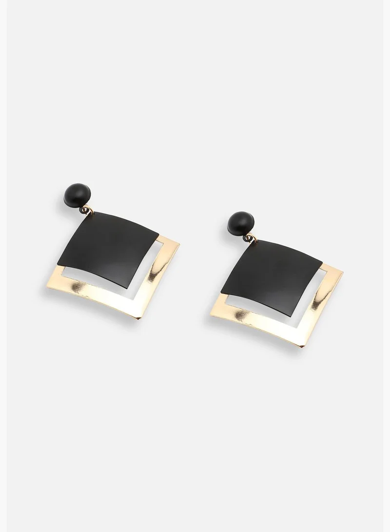 SOHI Gold Plated Party Designer Drop Earring For Women