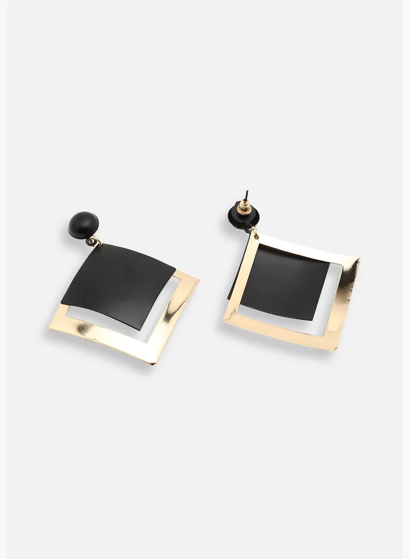 SOHI Gold Plated Party Designer Drop Earring For Women