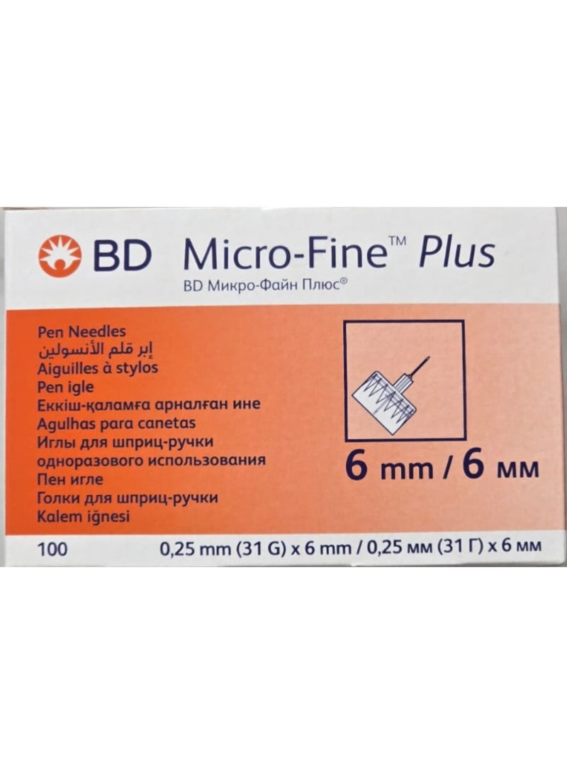 BD Micro-Fine Plus 31g*6mm 100s - Image 2