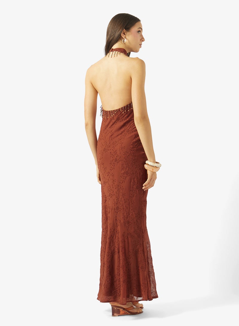 TOPSHOP Broderie  Woven Dress - Image 2