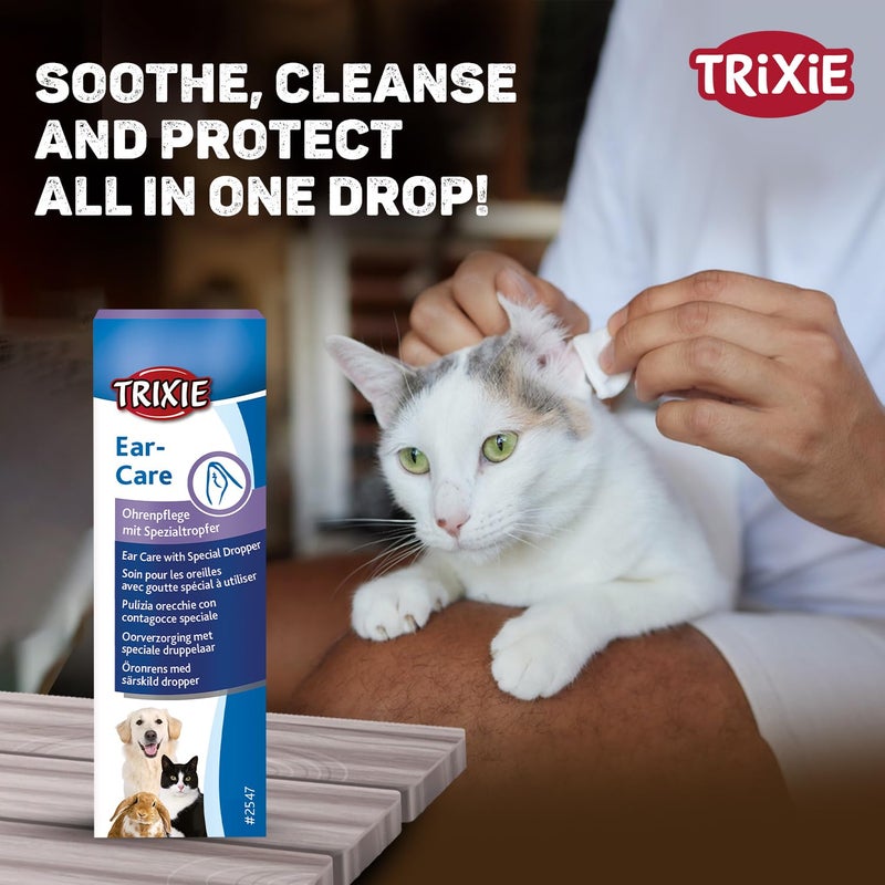 Trixie : - Ear Care for Dogs Cats and Other Small Animals | Offers Top Protection Against Dirt, Cleans and Maintains The Ear | Especially Suitable for Dogs with Droopy Ears – 50ml - Image 4