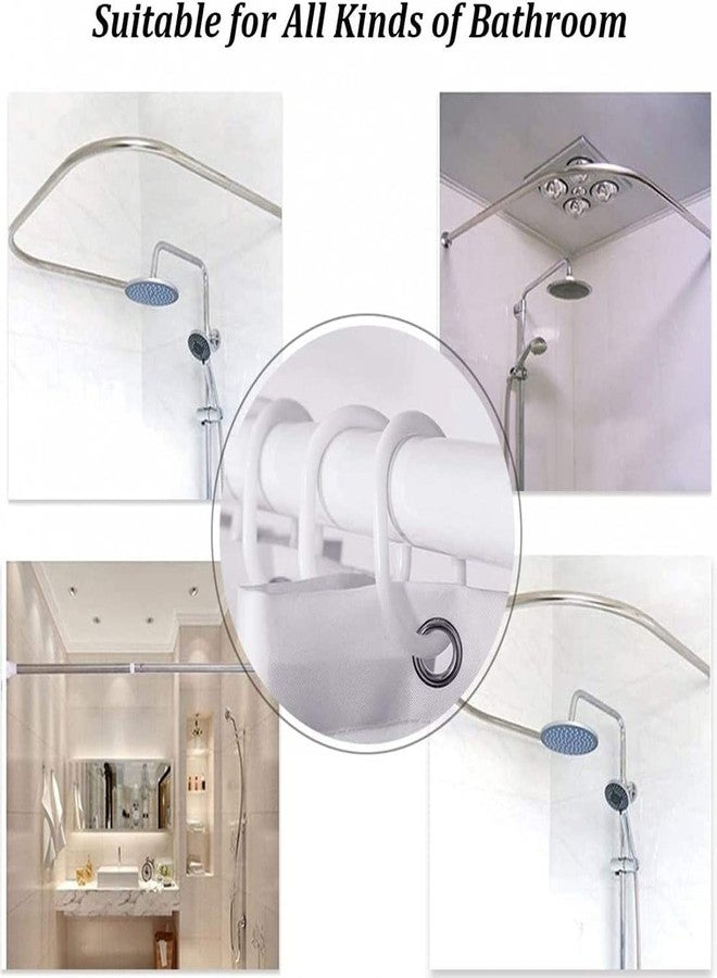 Frameless The Train Bathroom 4 Pieces Set Shower Curtain, Toilet Lid Cover and Bath Mat, Non-Slip Rugs, Durable and Waterproof, for Bathroom Decor Set, 72" x 72" - Image 4