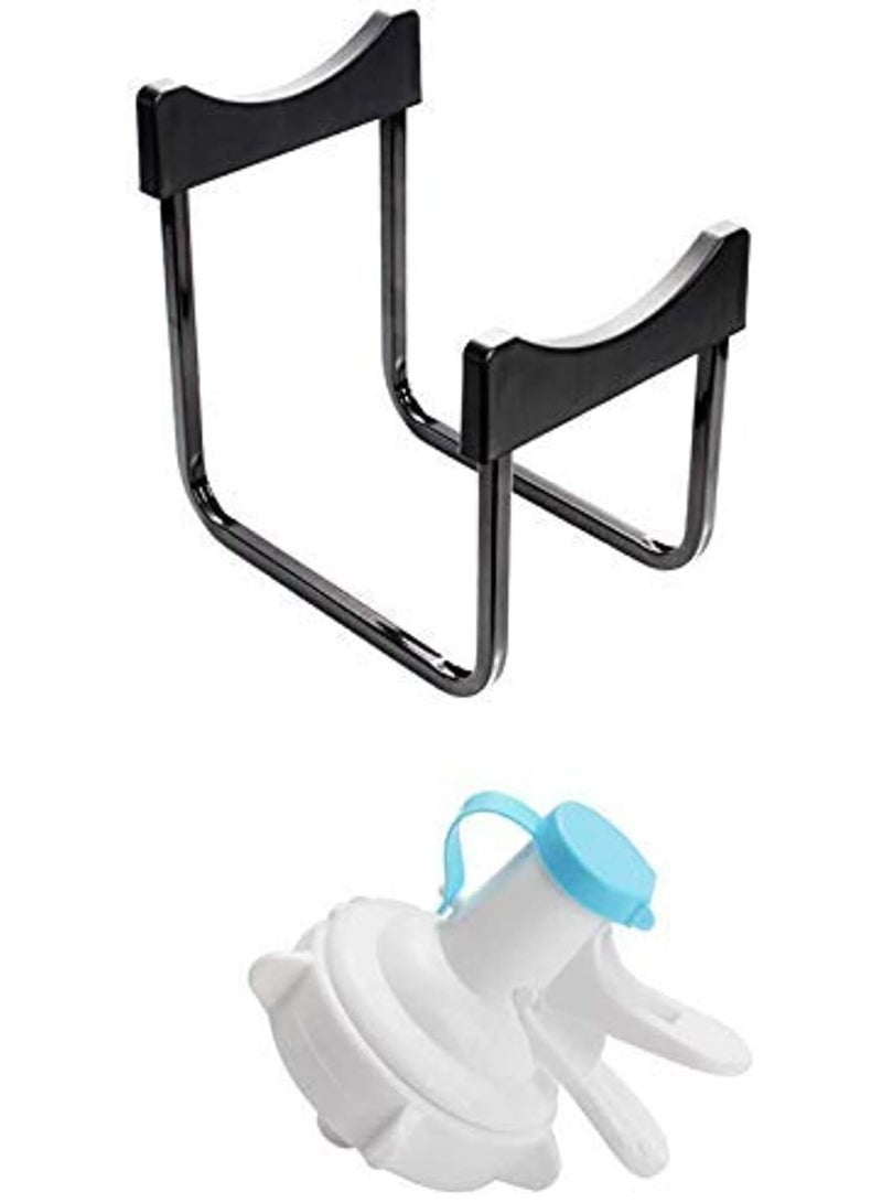 DubaiGallery Water Bottle Stand With Faucet Black  - Image 2