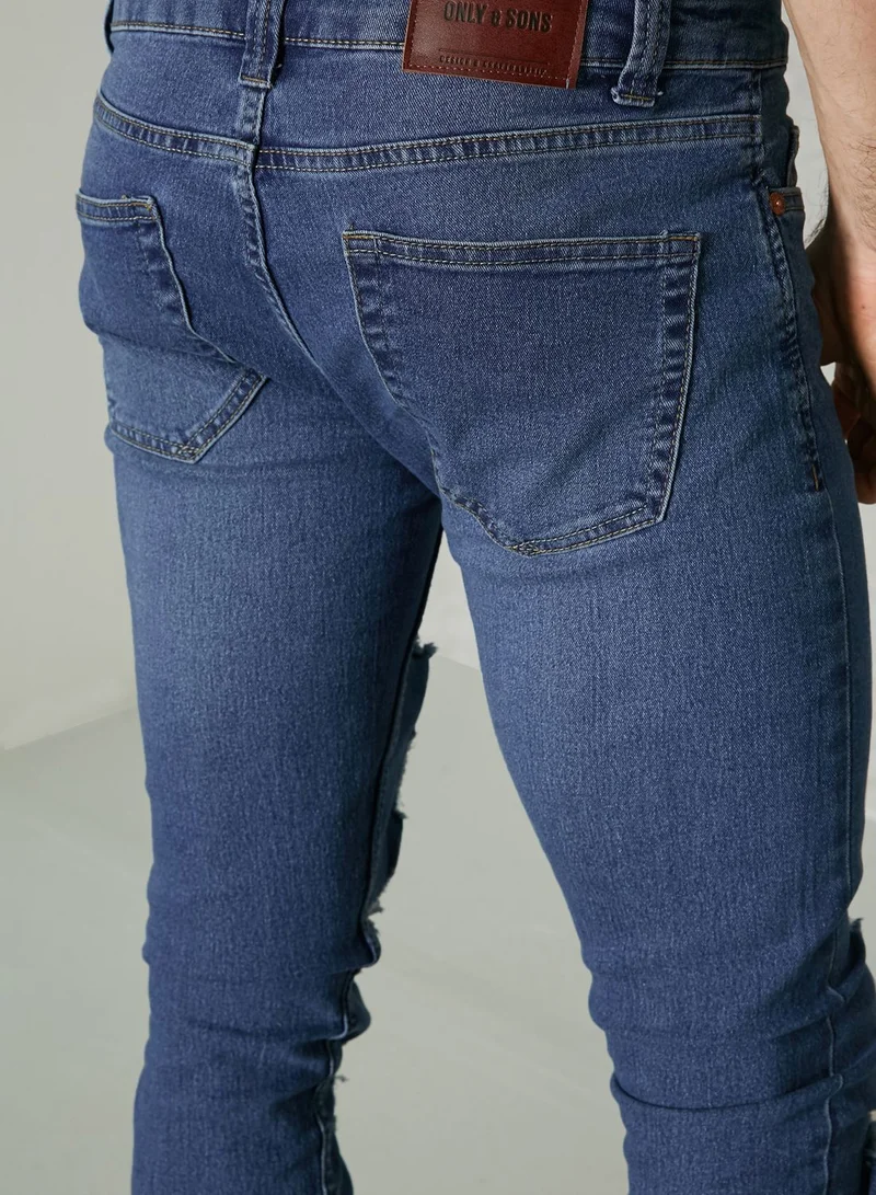 Only & Sons Warp Skinny Fit Jeans