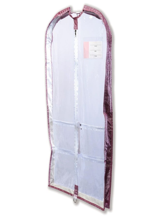 Danz N Motion Pink Glitter Garment Bag B22514PK - Image 1
