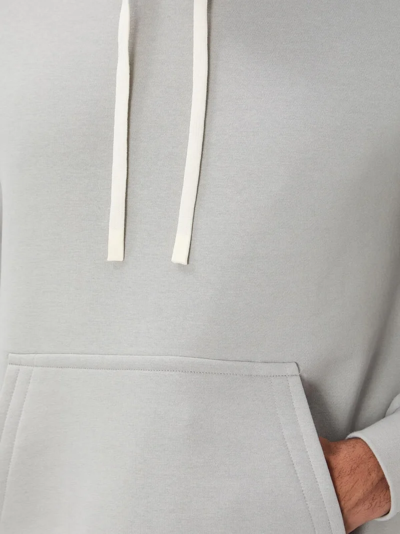 تومي لايف TOMMY Men's Solid Hooded Sweatshirt With Pocket