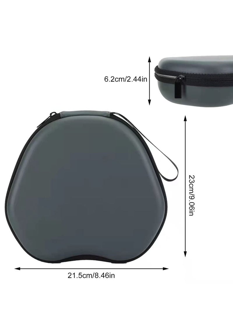 SYOSI - Hard Case  for Airpods Max Headphones, Carrying Case Storage Travel Case Fashion PU Case Wireless Headphones EVA Storage Case Protective Case Cover (Gray) - Image 1