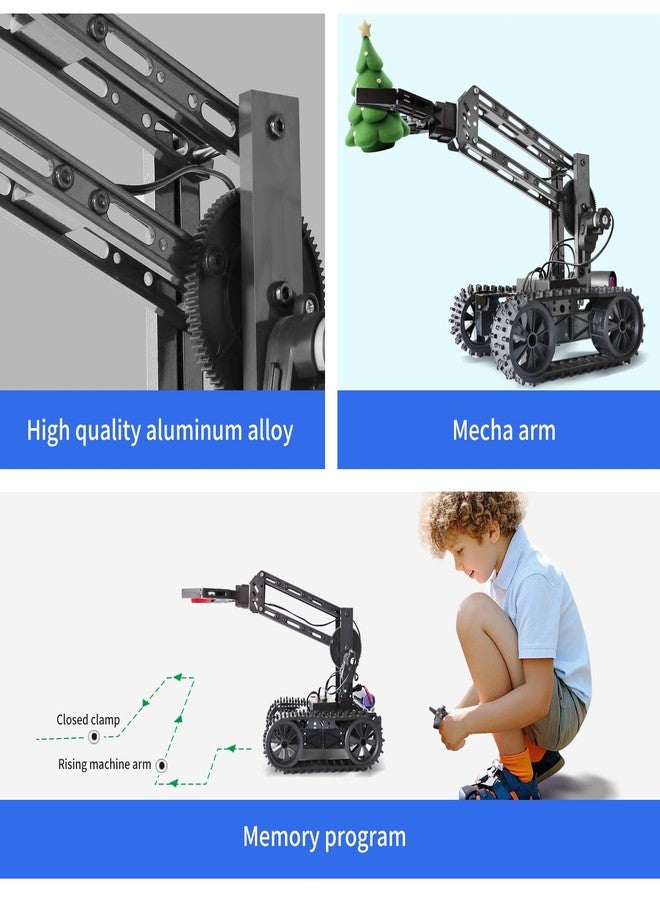 VANLINNY Robotic Arm Kit,STEM Toys Science Kits for Kids Age 8-12,Cool Engineering Building Toys,Educational Projects Set Gifts for 8 9 10 11 12 13 14 Years Old Boys Girls Teens,Birthday Xmas Gifts for Teens - Image 4