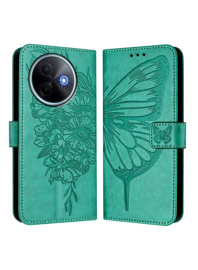 erorex Case For vivo Y39 5G Global Embossed Butterfly Leather Phone Case - Image 2