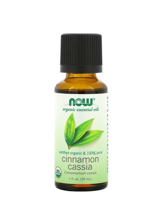 NOW Essential Oils, Organic Cinnamon Cassia Oil, Warming Aromatherapy Scent, Steam Distilled, 100% Pure, Vegan, Child Resistant Cap, 1-Ounce - Image 4