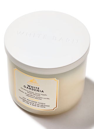 White gardenia 3-wick Candle - view 2