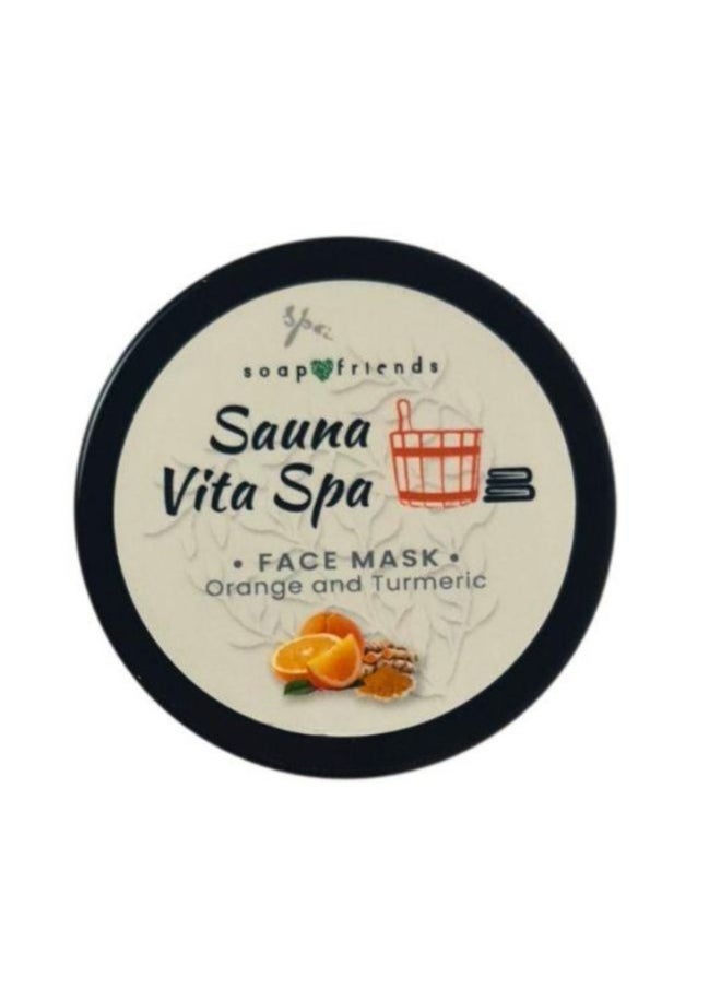 Soap&Friends Orange Turmeric Nourishing Sauna Face Mask 50 ml Face Mask for Radiant Skin  - Image 2