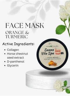 Orange Turmeric Nourishing Sauna Face Mask 50 ml Face Mask for Radiant Skin - pzsku/Z45BCA164EFD3BB92B3A8Z/45/_/1719233246/a4a15bb8-bd53-4223-8657-0c764fc8543d