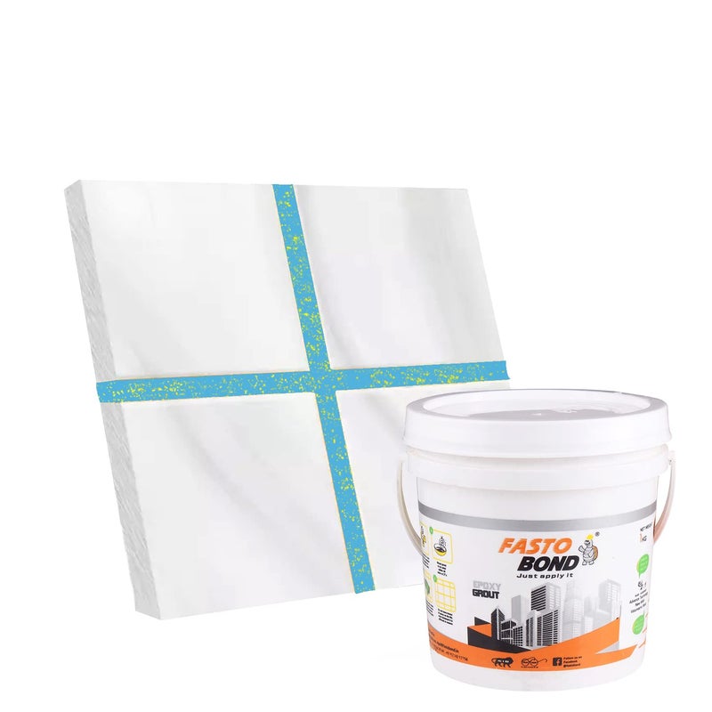 FBOND SPARKLEGLITTER 1 KG 5 KG Blue Goldan_ Glitter Colors Tile Grout_Fastobond 3 Components only Premixed Glitter for Uniform Finish 1 KG