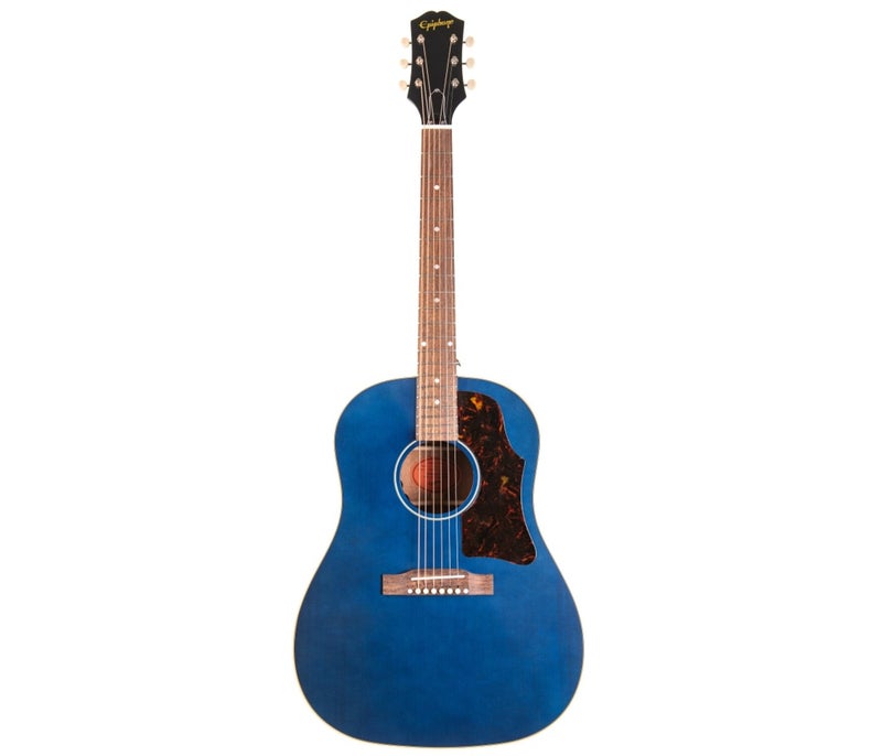 Epiphone EI-J455AVBNH3 J-45 Acoustic Guitar - Aged Viper Blue - Image 2